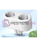 Умен двоен контакт с Wi-Fi таймер 16a приложение